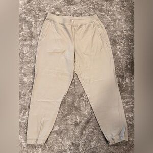 Lululemon Athletica Women's Tan Khaki Cream Joggers Pants Size 14